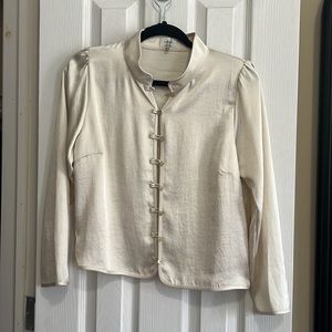 Aritzia Wilfred Asian Silk Blouse
